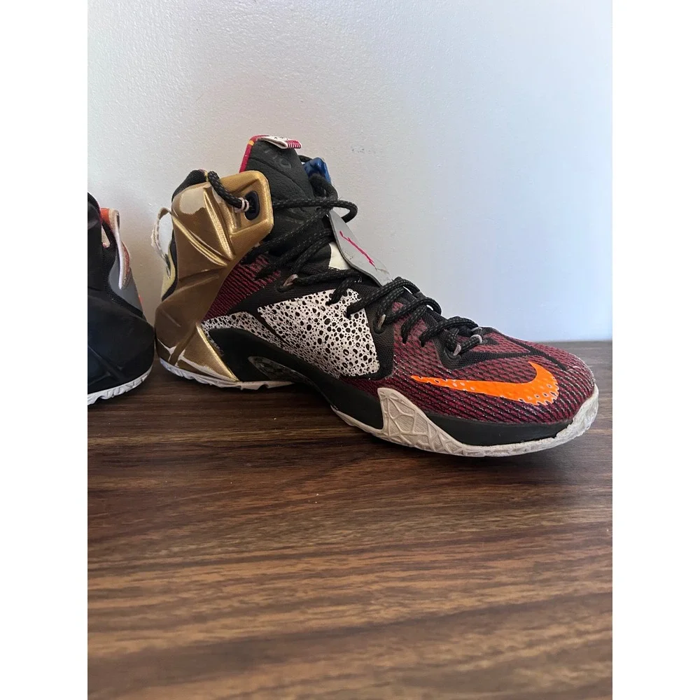 Nike LeBron‎ 12 What The Mens Basketball Shoes Multi Color 812511-409 Size 10.5